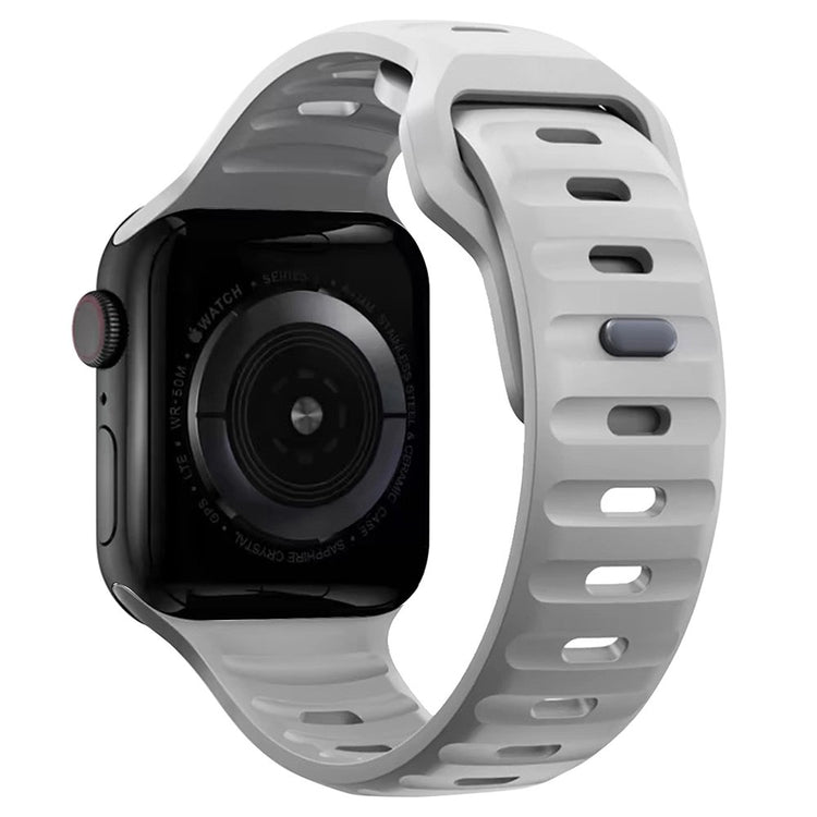 KALEBOL Apple Watch Series 49mm - 45mm - 44mm - 42mm Silicone Watch Band - Fog Grey#serie_15