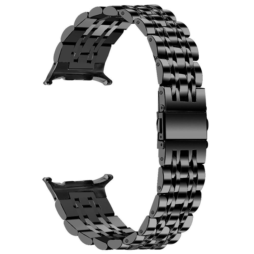 Samsung Galaxy Watch Ultra 47mm Band Stainless Steel 7-Bead Slim Watch Strap Bracelet - Black#serie_1
