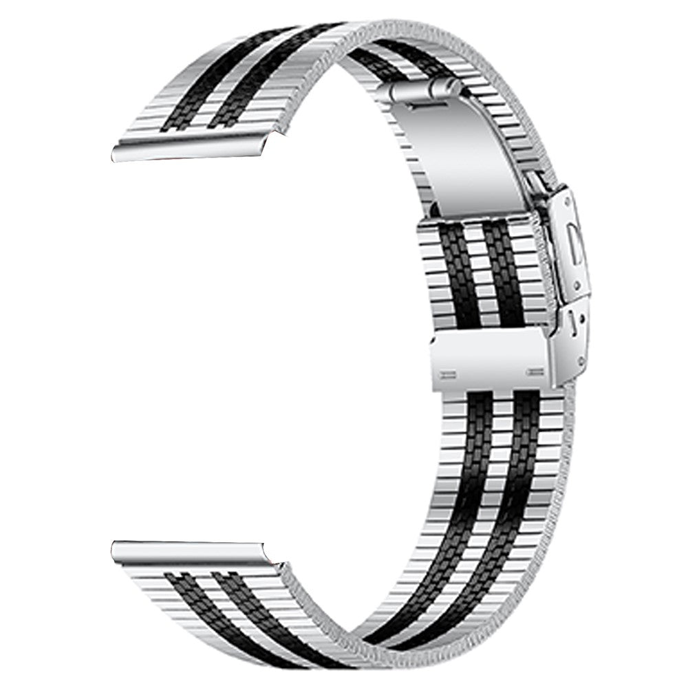 Honor Watch Magic Watch Strap Stainless Steel Replacement Band - Silver / Black#serie_1