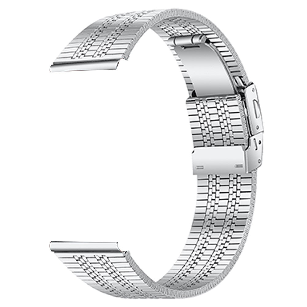 Huami Amazfit 2 Stratos Watch Band Stainless Steel Strap Folding Clasp Buckle - Silver#serie_012