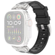 Superschattig Apple Smartwatch Strass En Siliconen / Tpu Universeel Bandje