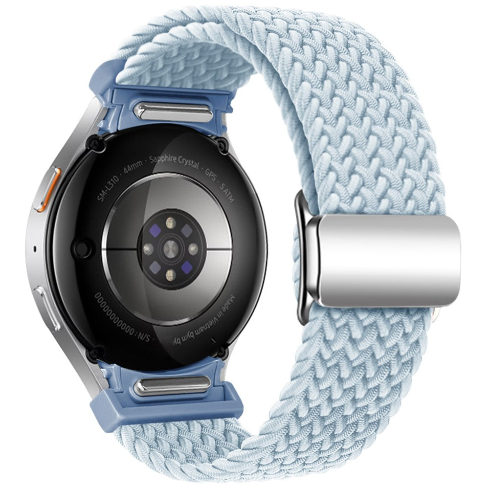 Samsung Galaxy Watch 20mm Braided Watch Band Magnetic Strap - Misty Blue#serie_17