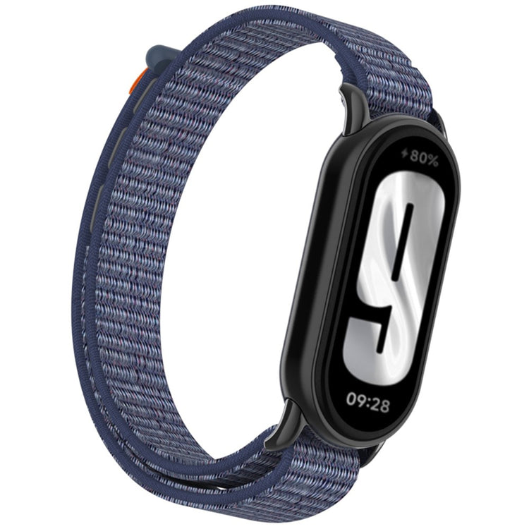 Xiaomi Mi Band 9 / Smart Band 8 Watch Strap Nylon Loop Adjustable Wrist Band - Midnight Blue#serie_14