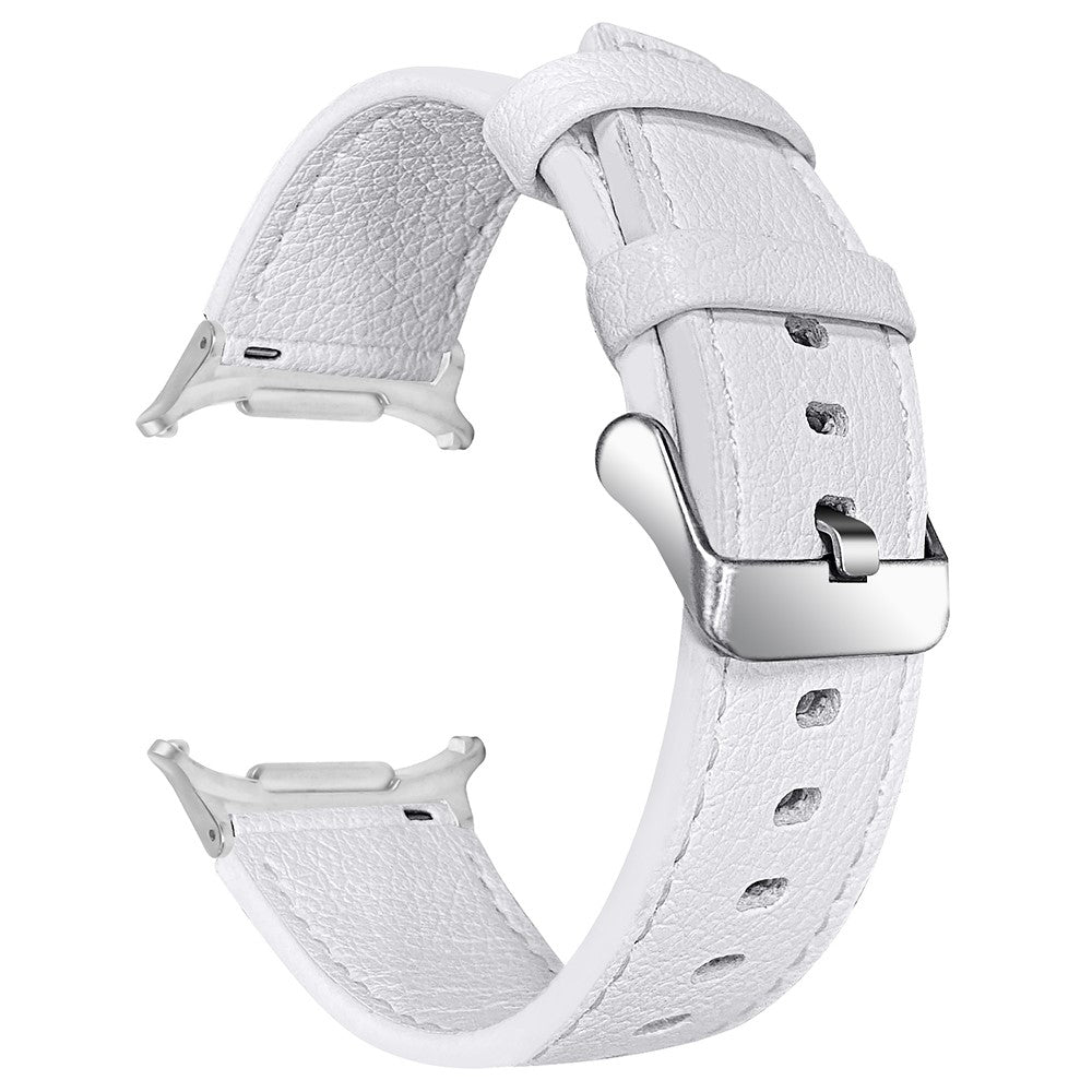 Samsung Galaxy Watch Ultra 47mm Wrist Strap Genuine Cow Leather Smartwatch Band - White#serie_2