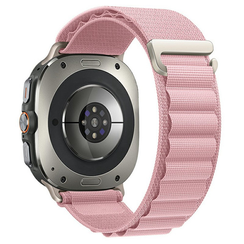 Samsung Galaxy Watch Ultra 47mm Nylon Watch Strap G Hook Wristband - Pink#serie_5