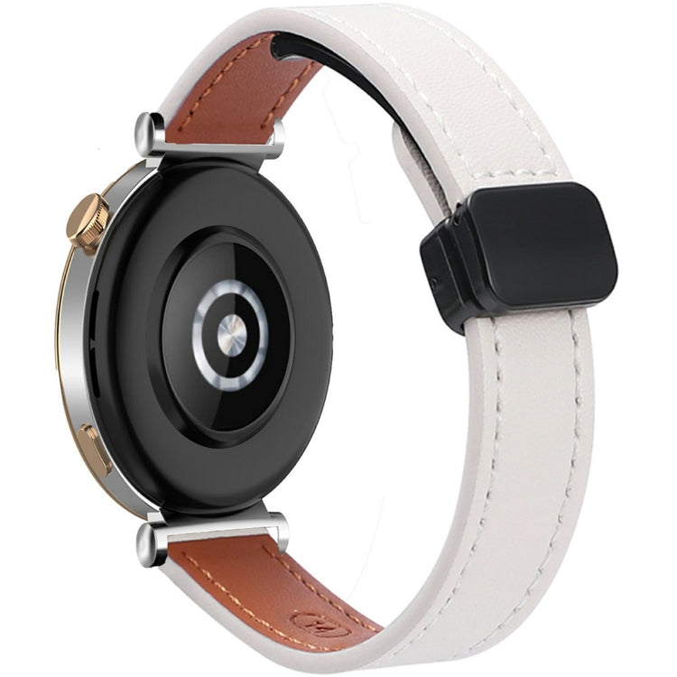 Samsung Galaxy Watch 22mm Magnetic Buckle Slim Microfiber Leather Watch Strap - Apricot#serie_6