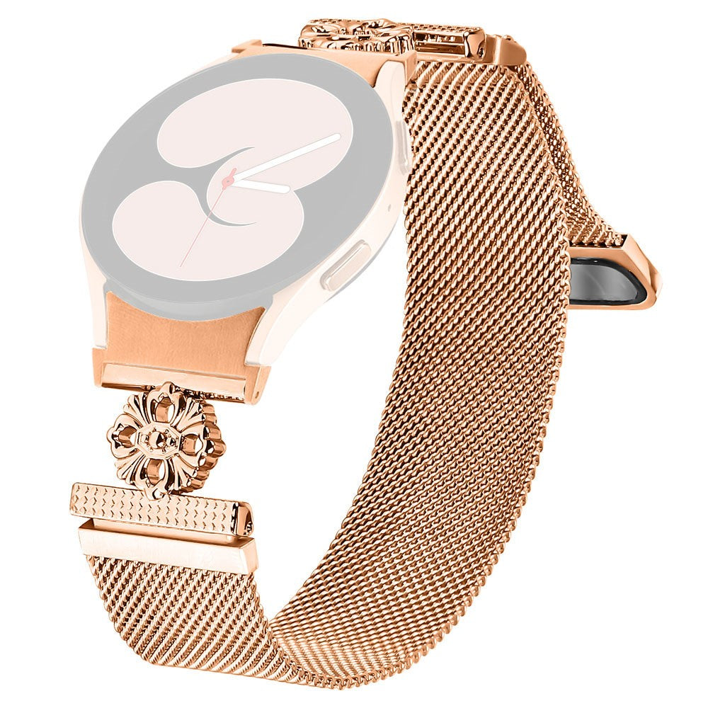 Samsung Galaxy Watch6 Classic / Watch6 Milanese Watch Band Stainless Steel Strap with Quick Release Connector - Rose Gold#serie_2