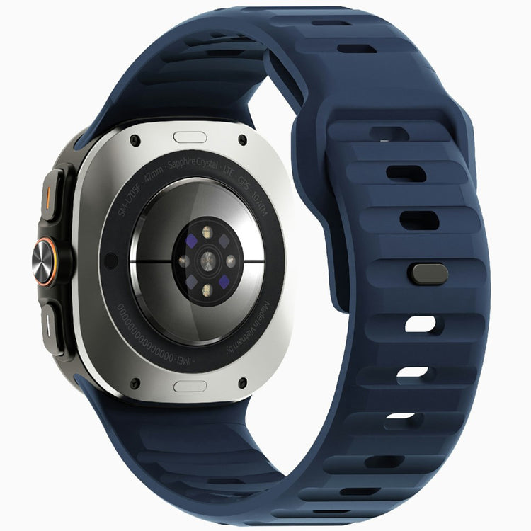 Samsung Galaxy Watch Ultra 47mm Silicone Watch Band Breathable Sport Watch Strap - Midnight Blue#serie_11