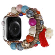 Cool Apple Smartwatch Metaal En Steen Universeel Bandje