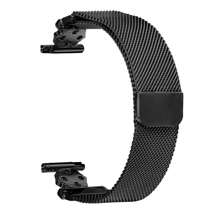 Huami Amazfit GTS 4 Mini Milanese Band Flower Stainless Steel Magnetic Mesh Watch Strap - Black#serie_1
