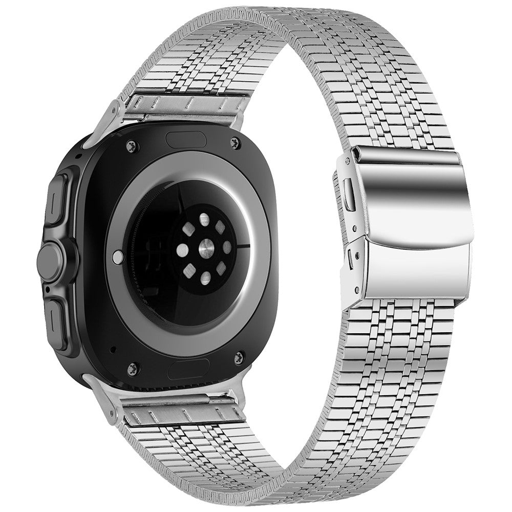 Samsung Galaxy Watch Ultra 47mm Watch Band Stainless Steel 5-Beads Wrist Strap - Silver#serie_1