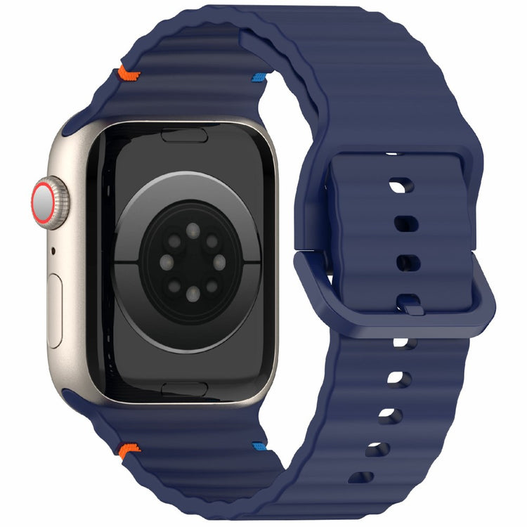 Apple Watch Series 41mm - 40mm - 38mm Silicone Watch Band - Navy Blue#serie_4