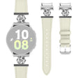 Zeer Elegant Samsung Smartwatch Echt Leer En Metaal Universeel Bandje