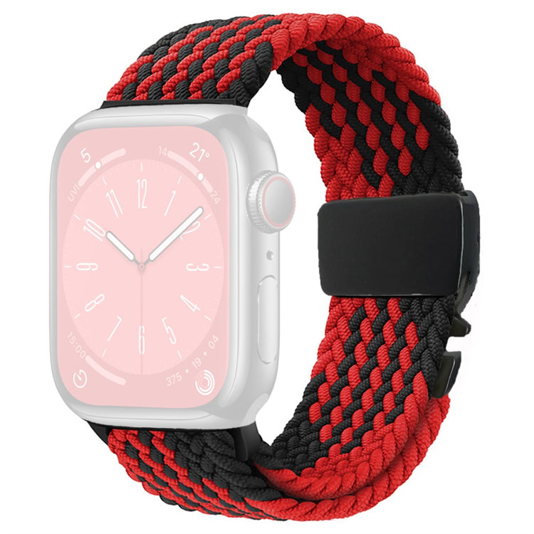 Strap Apple Watch Series 49mm - 45mm - 44mm - 42mm Watch Band - Z-Shape Black+Red#serie_3