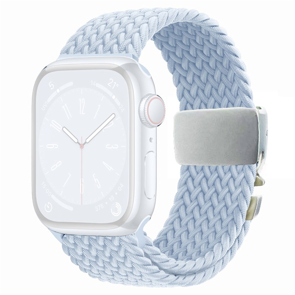 Strap Apple Watch Series 41mm - 40mm - 38mm Woven Watch Band - Mist Blue#serie_9