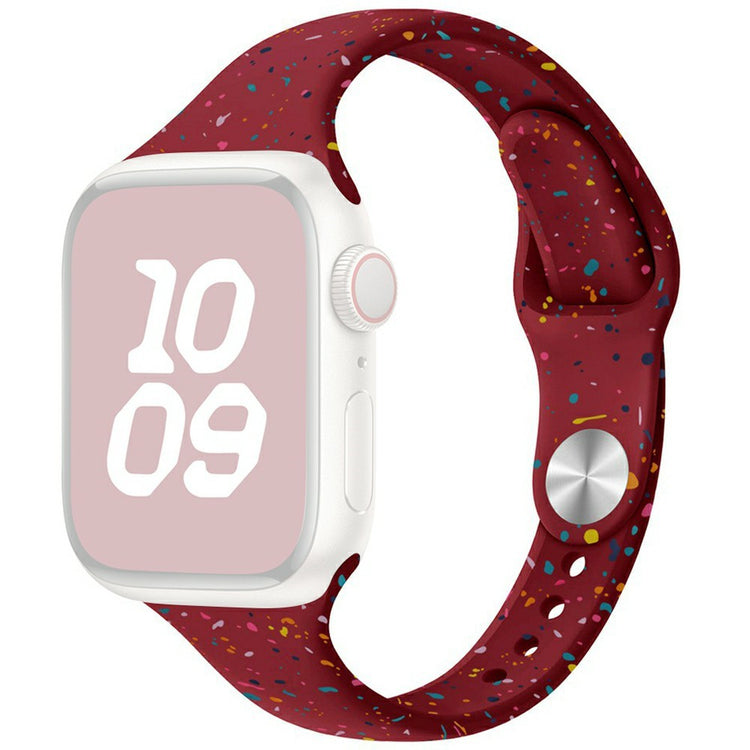 Silicone Strap Apple Watch Series 49mm - 45mm - 44mm - 42mm Band - Wine Red#serie_8