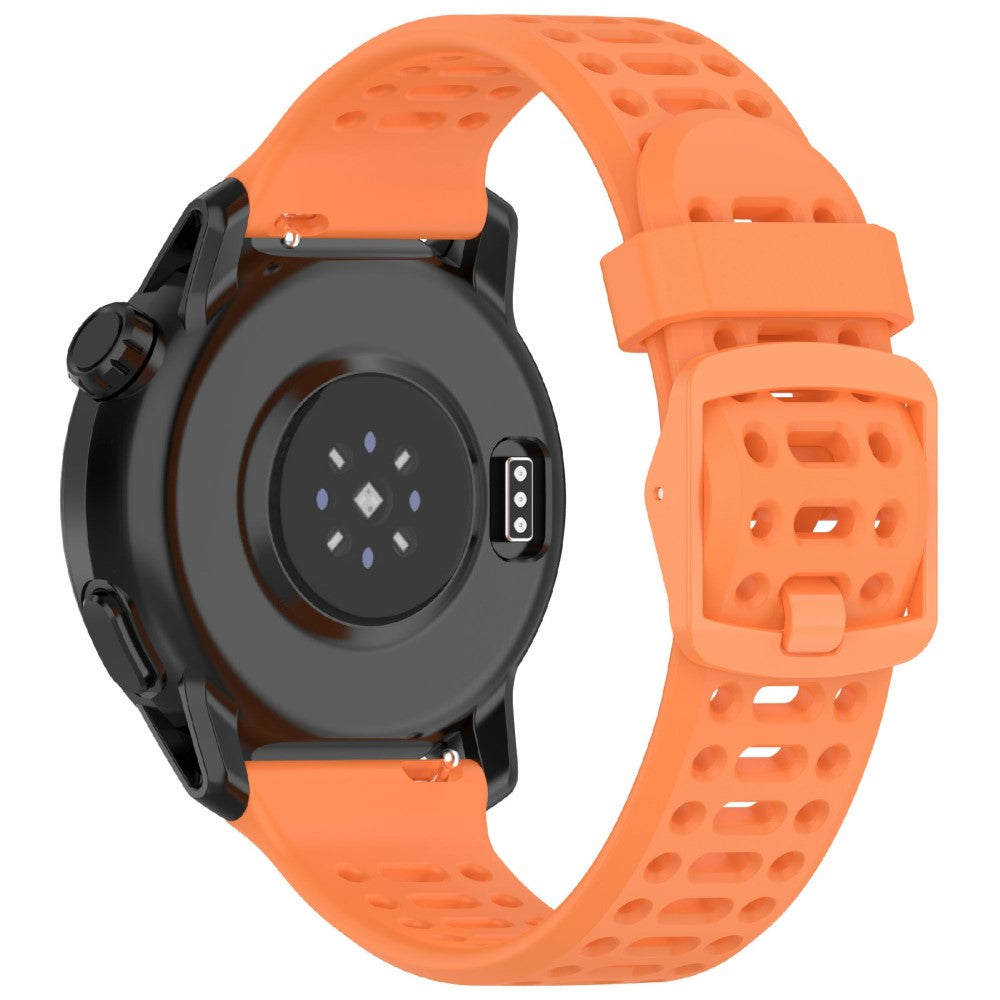 Coros Pace 2 / Apex 2 / Apex 42mm Silicone Watch Band Solid Color 20mm Watch Strap - Orange#serie_4