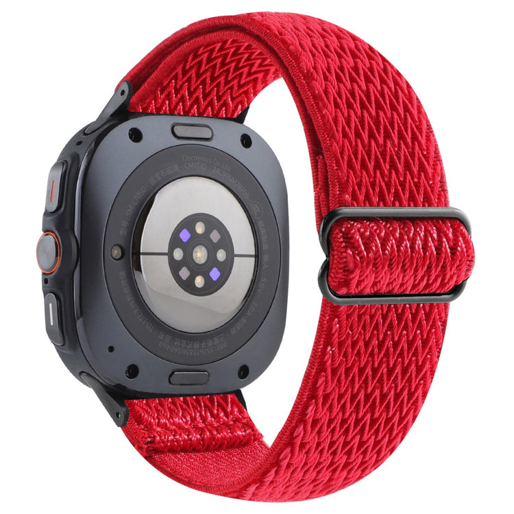 Samsung Galaxy Watch Ultra 47mm Woven Watchband Wave Texture Watch Strap - Red#serie_2