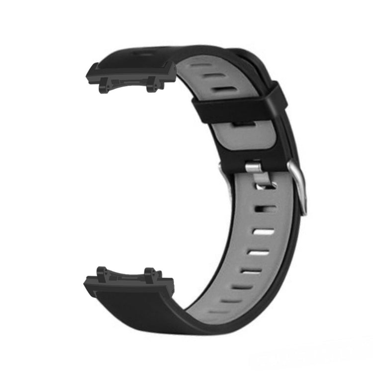 Silicone Sports Watch Band Huami Amazfit T-Rex 3 Watch Strap with Metal Connectors - Black  /  Grey#serie_2