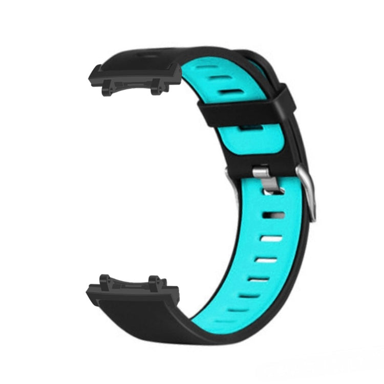Silicone Sports Watch Band Huami Amazfit T-Rex 3 Watch Strap with Metal Connectors - Black  /  Blue#serie_3