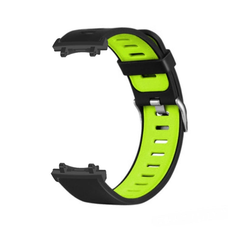 Silicone Sports Watch Band Huami Amazfit T-Rex 3 Watch Strap with Metal Connectors - Black  /  Green#serie_4