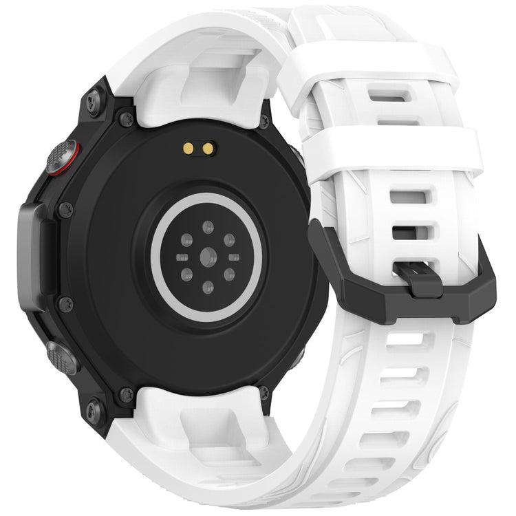 Huami Amazfit T-Rex 3 Silicone Watch Band Breathable Soft Strap - White#serie_3