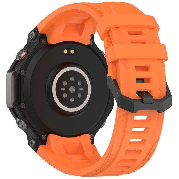 Huami Amazfit T-Rex 3 Silicone Watch Band Breathable Soft Strap - Orange#serie_4