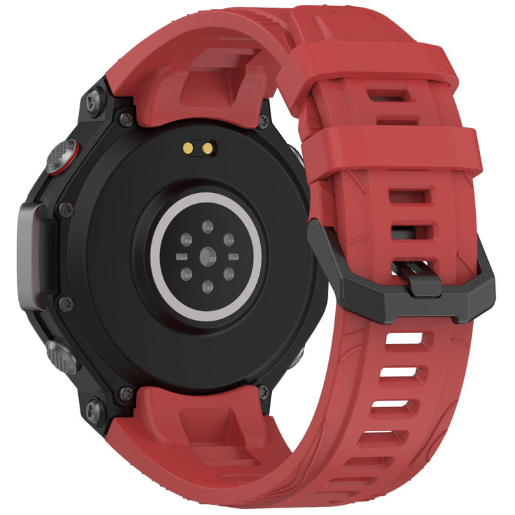 Huami Amazfit T-Rex 3 Silicone Watch Band Breathable Soft Strap - Red#serie_8