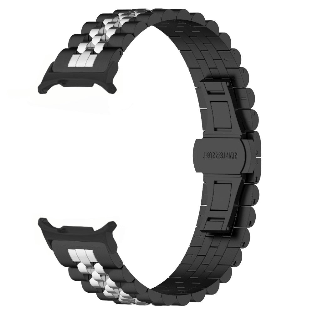 Samsung Galaxy Watch Ultra 47mm Watch Band Stainless Steel Strap with Band Removal Tool - Black / Silver#serie_1