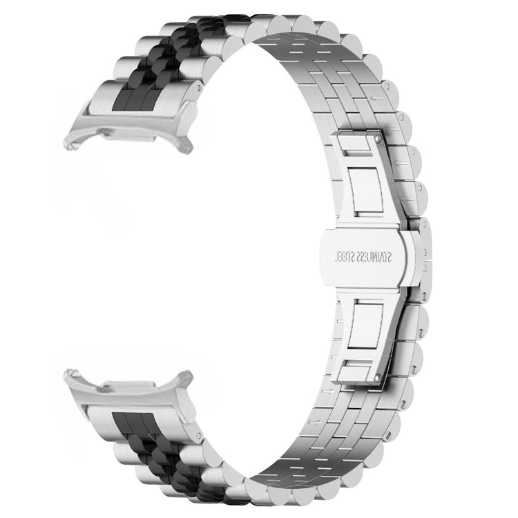 Samsung Galaxy Watch Ultra 47mm Watch Band Stainless Steel Strap with Band Removal Tool - Silver / Black#serie_6