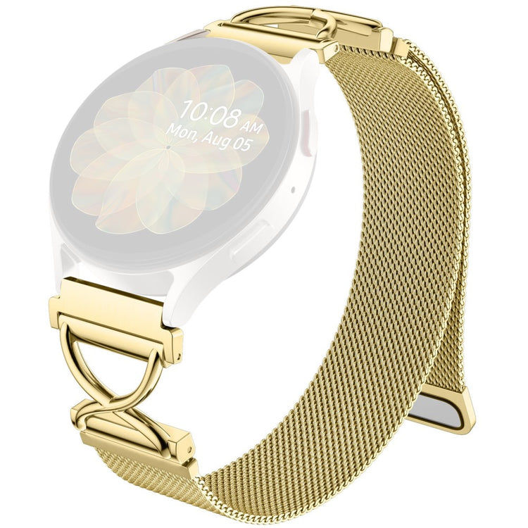 Haylou BLING LS12 Milanese Band Electroplated Stainless Steel Magnetic Watch Strap with X-Shaped Connector - Gold#serie_2