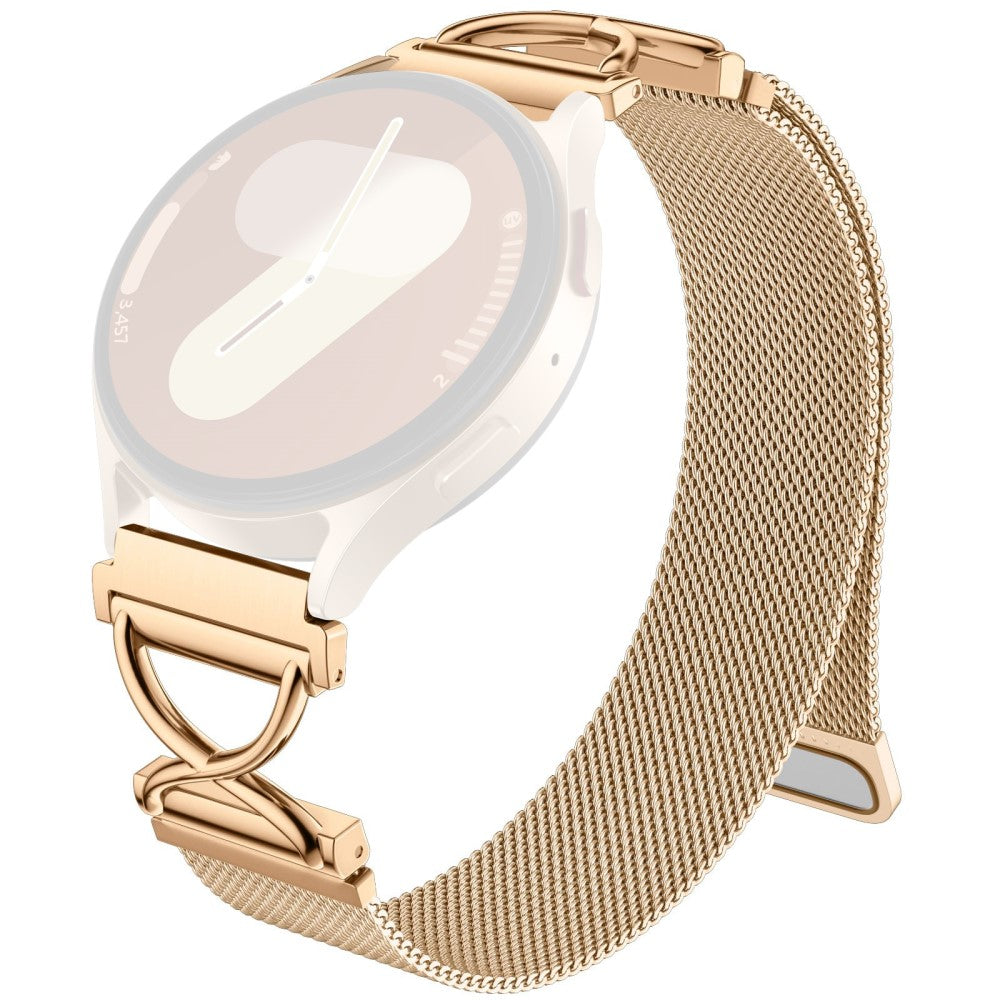Haylou BLING LS12 Milanese Band Electroplated Stainless Steel Magnetic Watch Strap with X-Shaped Connector - Rose Gold#serie_4
