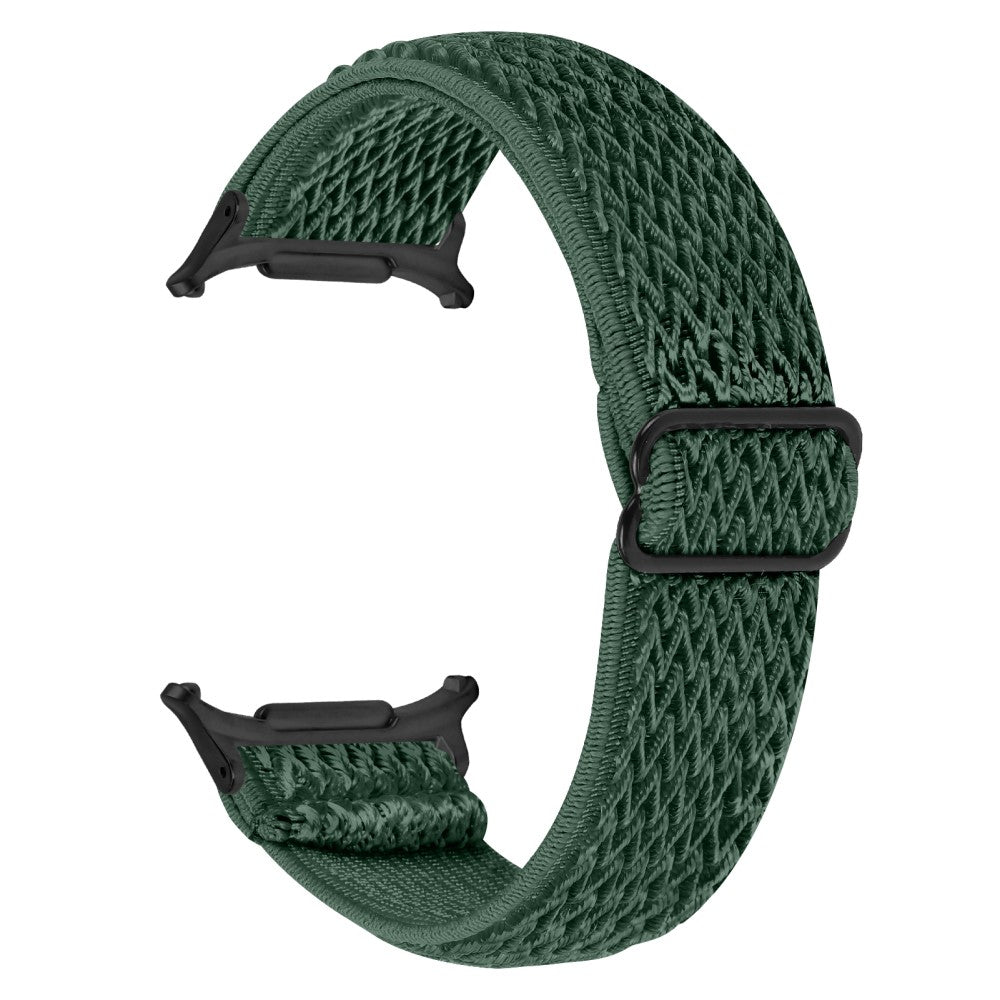 Samsung Galaxy Watch Ultra 47mm Watch Band with Black Connector Adjustable Elastic Wrist Strap - Army Green#serie_7
