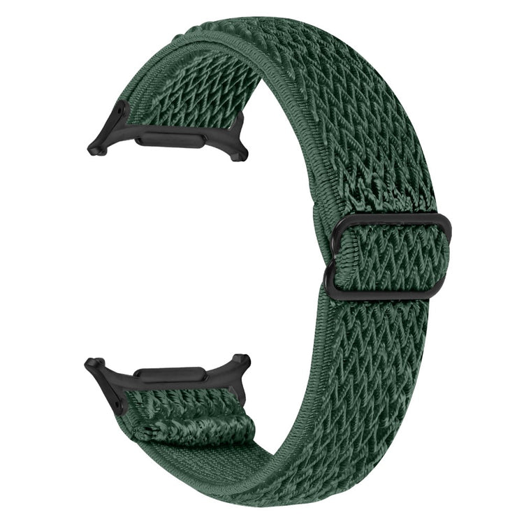 Samsung Galaxy Watch Ultra 47mm Watch Band with Black Connector Adjustable Elastic Wrist Strap - Army Green#serie_7