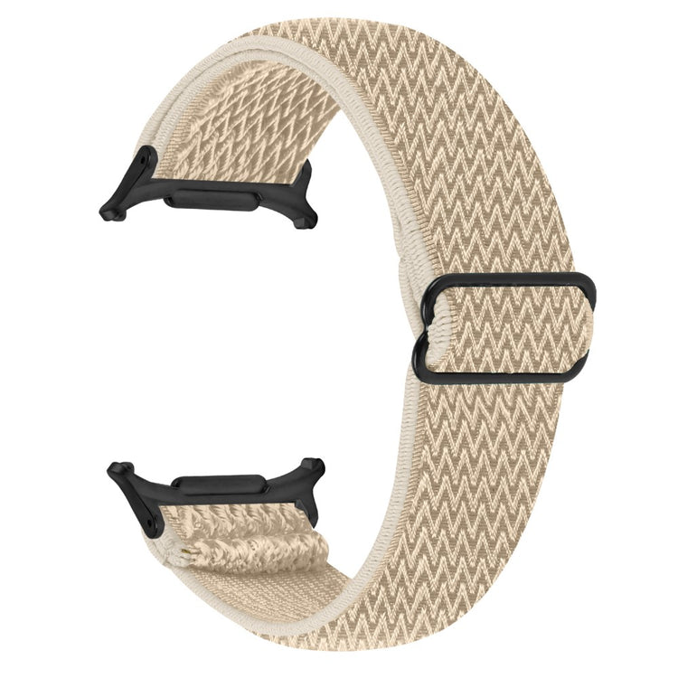 Samsung Galaxy Watch Ultra 47mm Watch Band with Black Connector Adjustable Elastic Wrist Strap - Apricot#serie_8
