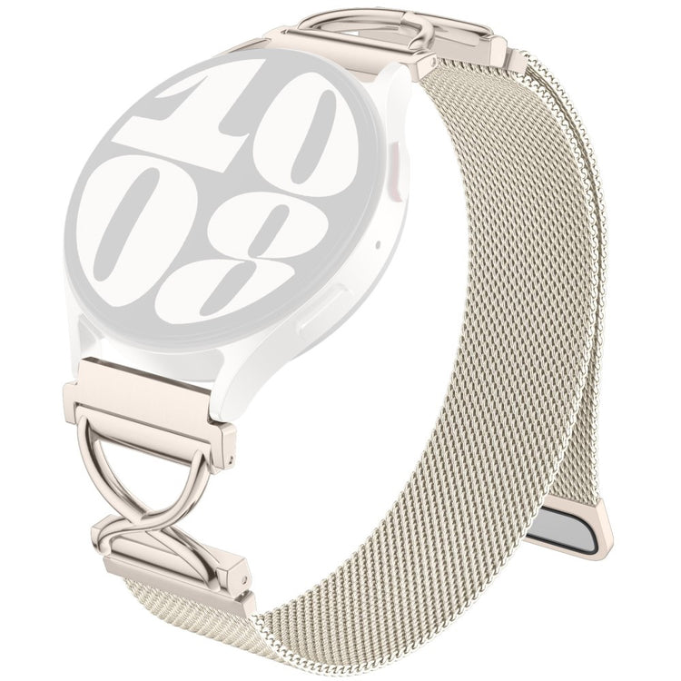 Gabb Watch 3 Milanese Band Electroplated Stainless Steel Magnetic Watch Strap with X-Shaped Connector - Starlight#serie_6