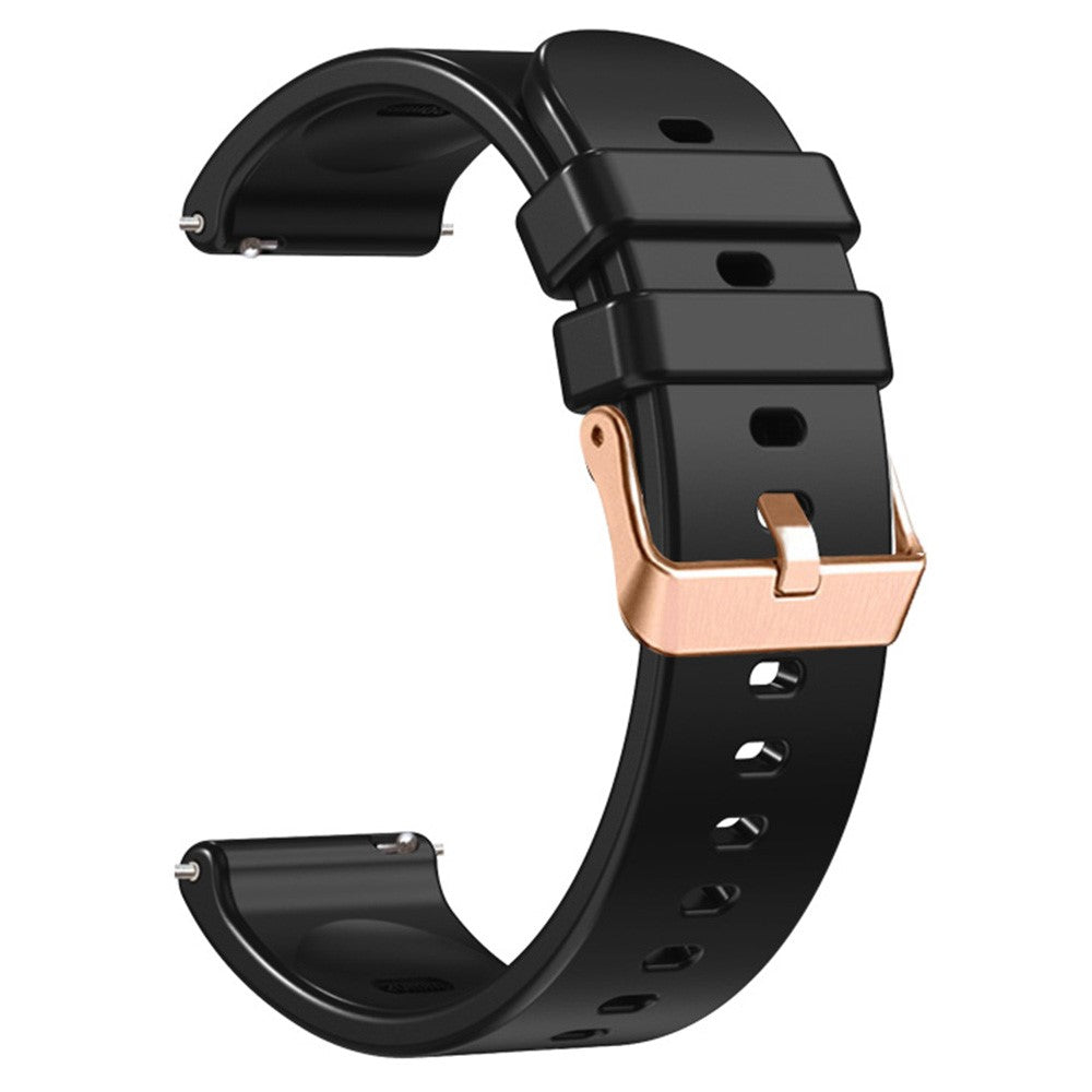 Huawei Watch GT 5 Pro 42mm / GT 5 41mm Silicone Strap 18mm Watch Band Replacement - Black#serie_3