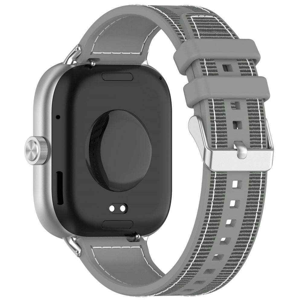 Silicone Strap Xiaomi Smart Band 9 Pro / 8 Pro / Redmi Watch 4 Composite Woven Watch Band - Grey#serie_2
