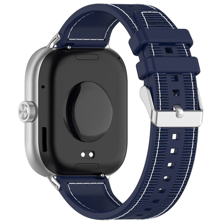 Silicone Strap Xiaomi Smart Band 9 Pro / 8 Pro / Redmi Watch 4 Composite Woven Watch Band - Midnight Blue#serie_3