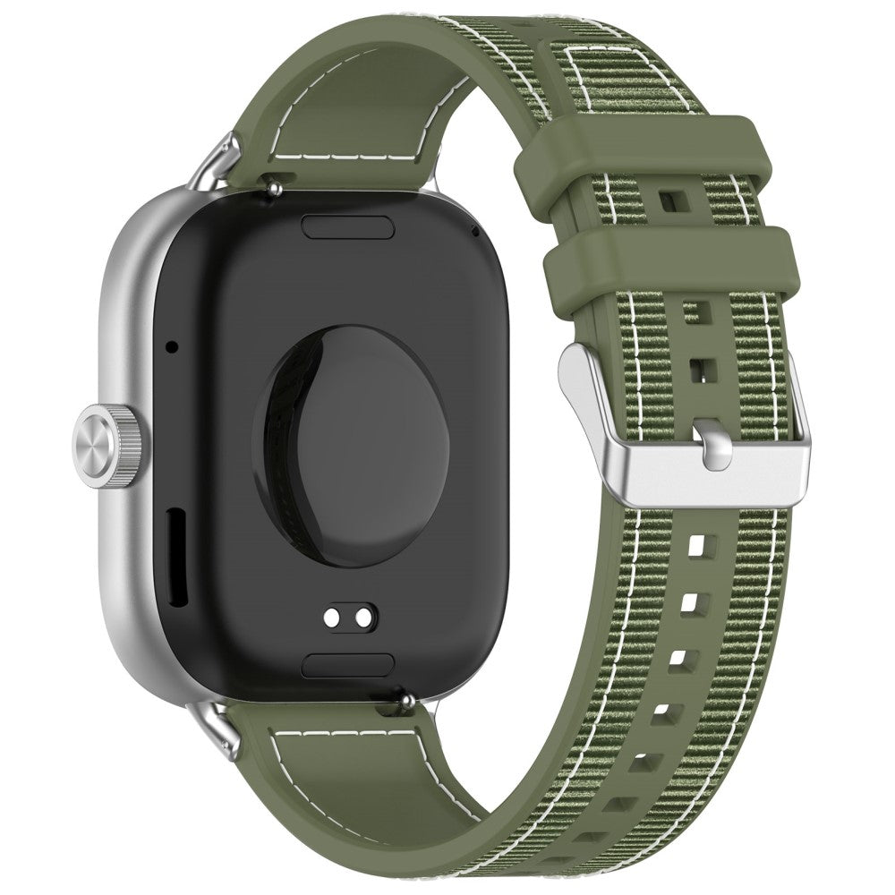Silicone Strap Xiaomi Smart Band 9 Pro / 8 Pro / Redmi Watch 4 Composite Woven Watch Band - Green#serie_4