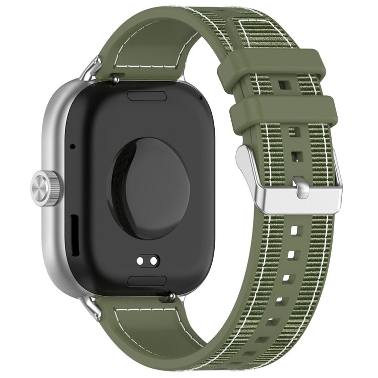 Silicone Strap Xiaomi Smart Band 9 Pro / 8 Pro / Redmi Watch 4 Composite Woven Watch Band - Green#serie_4