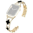 Absoluut Fantastisch Apple Smartwatch Metaal En Strass Universeel Bandje