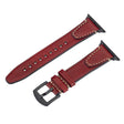 Mega Cool Apple Smartwatch Echt Leer Universeel Bandje