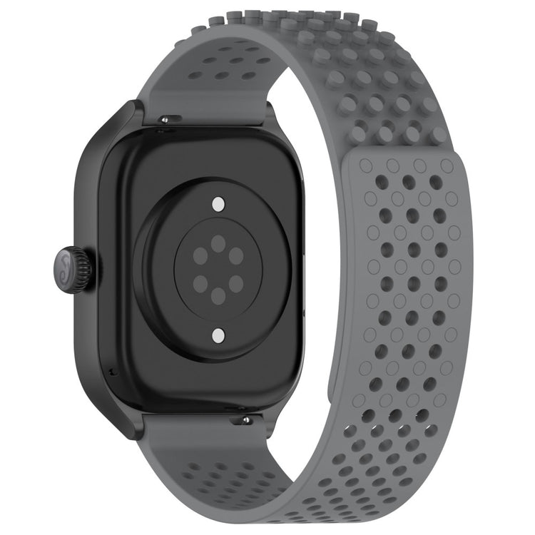 KALEBOL 22mm Silicone Strap Samsung Galaxy Watch3 45mm / Huawei Watch GT 5 46mm / GT 5 Pro 46mm Flat Push Type Watch Band - Grey#serie_1
