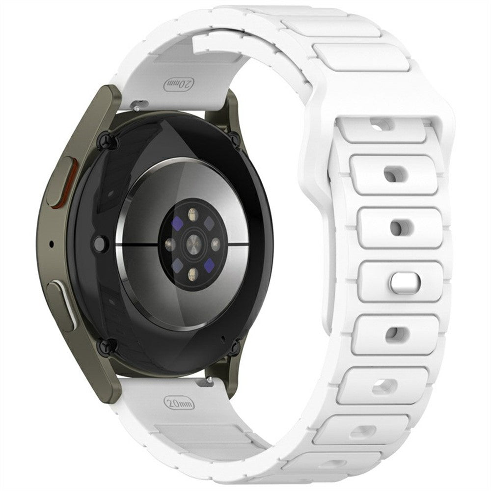 KALEBOL 22mm Silicone Watch Strap Samsung Galaxy Watch3 45mm / Huawei Watch GT 5 46mm / GT 5 Pro 46mm I-Shaped Band - White#serie_2