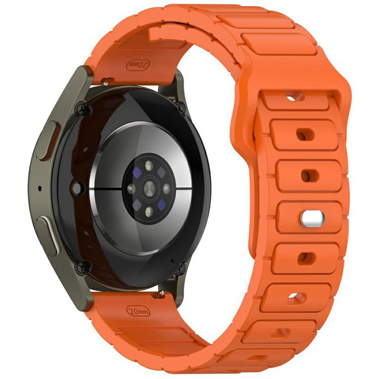 KALEBOL 22mm Silicone Watch Strap Samsung Galaxy Watch3 45mm / Huawei Watch GT 5 46mm / GT 5 Pro 46mm I-Shaped Band - Orange#serie_3
