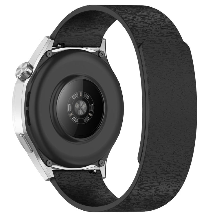 18mm Watch Band Huawei Watch GT 5 Pro 42mm Magnetic Silicone Strap - Black#serie_3