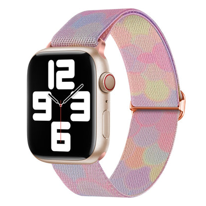Vildt Fint Metal Og Nylon Universal Rem passer til Apple Smartwatch - Pink#serie_5