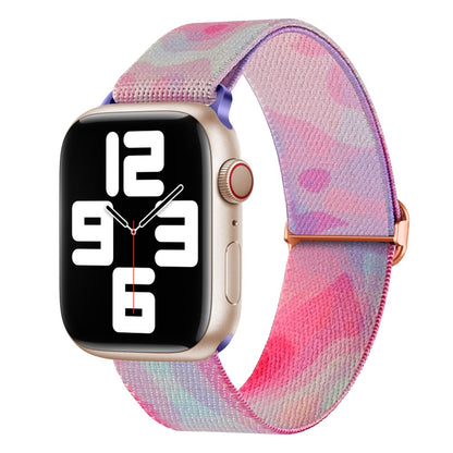 Vildt Fint Metal Og Nylon Universal Rem passer til Apple Smartwatch - Lilla#serie_8