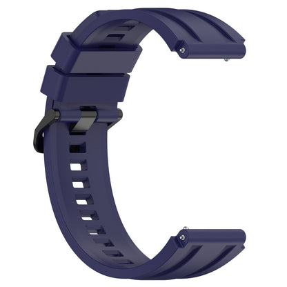Superflot Metal Og Silikone Universal Rem passer til Smartwatch - Blå#serie_2